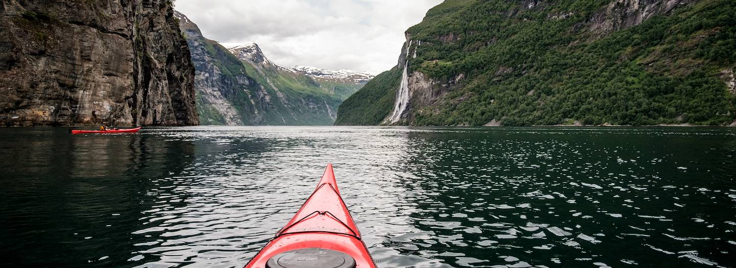 Balade en kayak dans le Geirangerfjord - Norvège