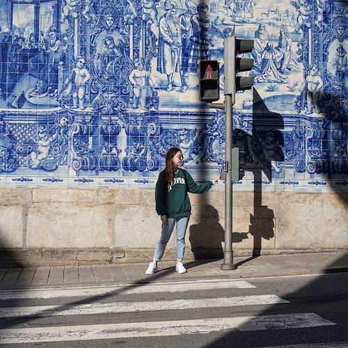 Azulejos dans le quartier de Bolhao - Porto - Portugal
