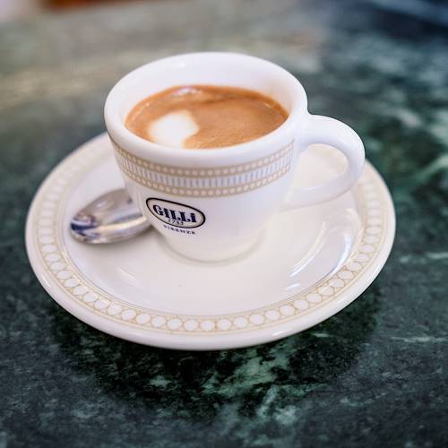 Café Gilli sur la Place de la République de Florence - Italie 