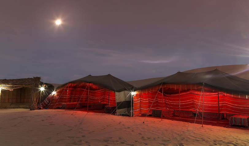 Tentes bédouines - Abou Dhabi Desert - Emirats Arabes Unis