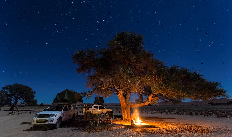 Dormir sous un ciel étoilé dans un 4x4 Camper - Windhoek - Namibie