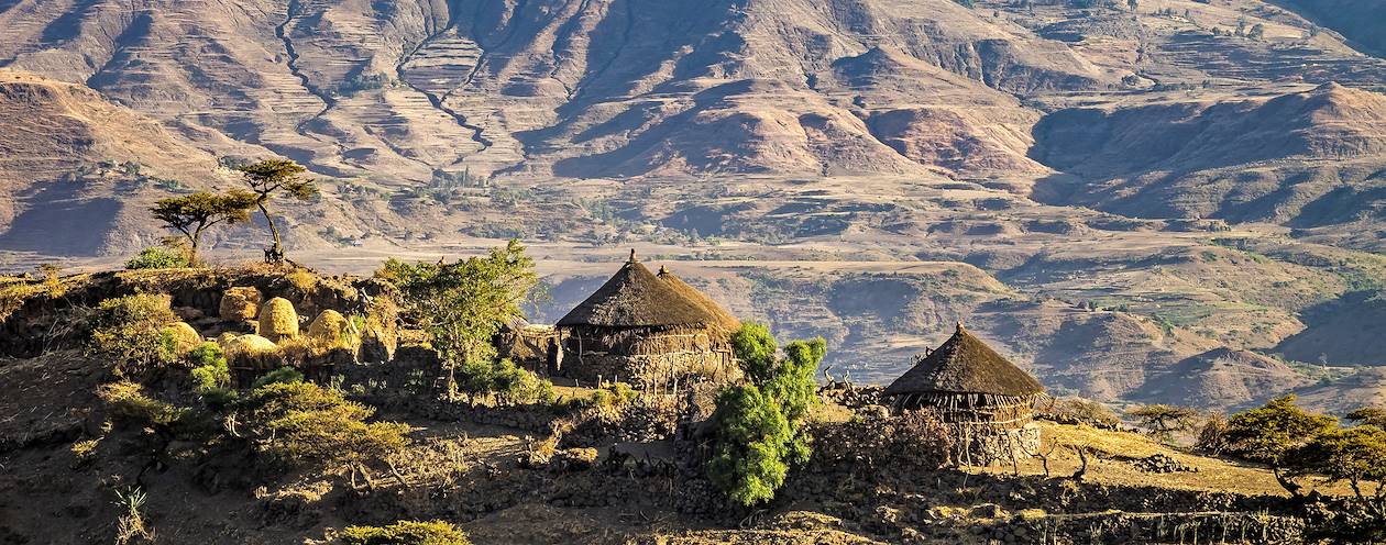 Huttes traditionnelles - Ethiopie