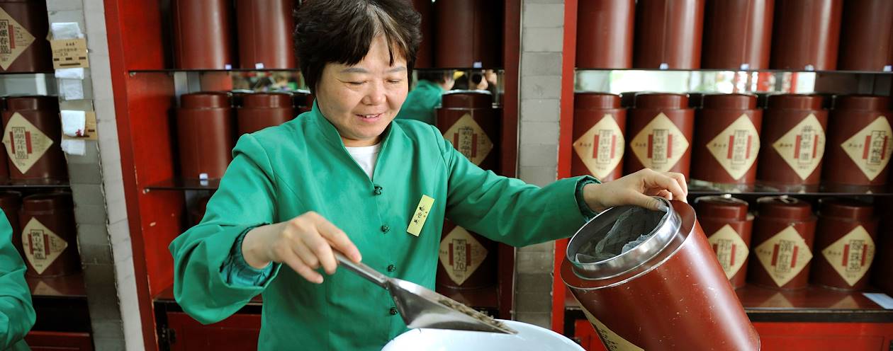 Boutique de thé à Pékin - Chine