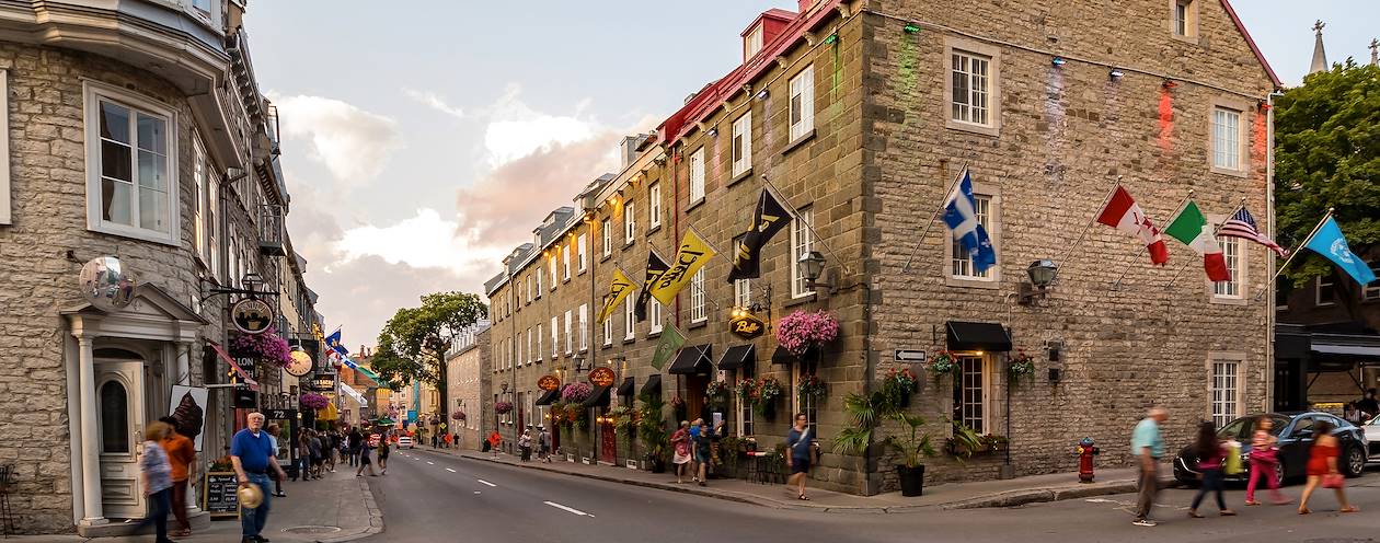 Dans les rues du Vieux Québec - Canada