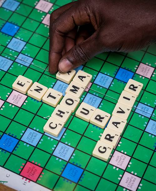 Partie de jeu avec un habitant - Saint Louis - Sénégal