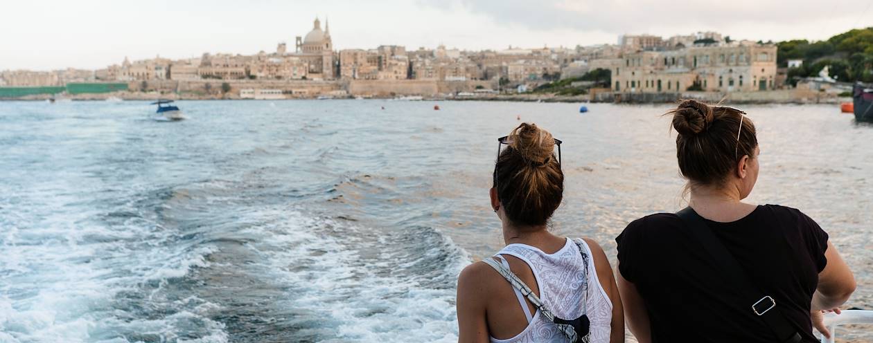 Traversée en bateau jusque Sliema - La Valette - Malte