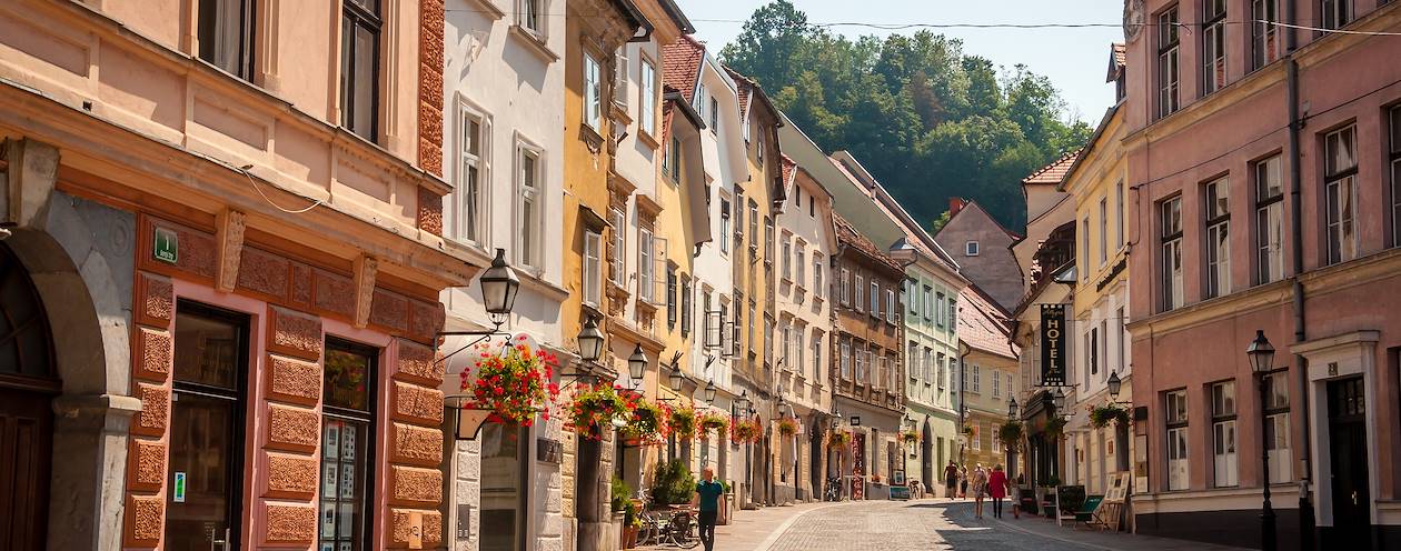 Dans les rues de Ljubljana - Slovénie