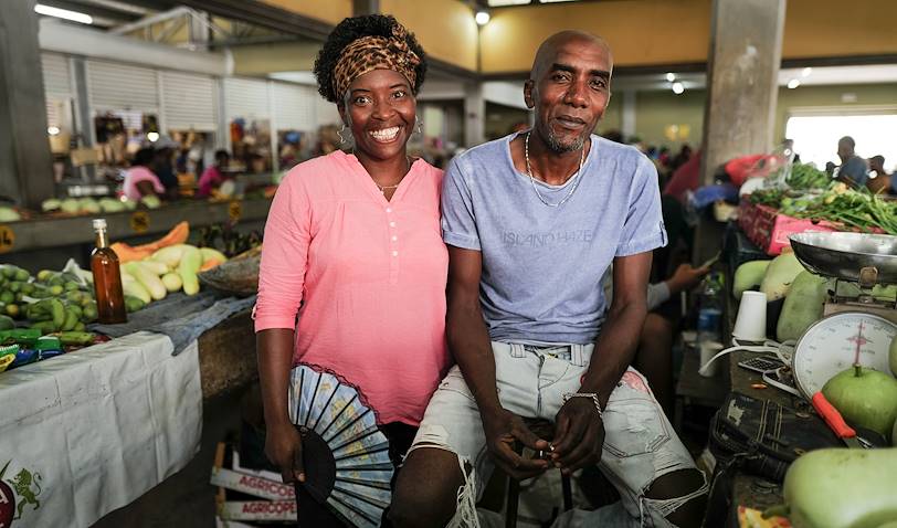 Marché de Port Mathurin - Rodrigues - Île Maurice