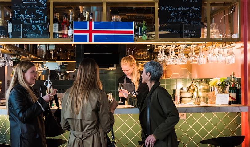 Le Grandi Mathöll, hangar abritant divers stands de street food - Reykjavik - Grand Reykjavik - Islande