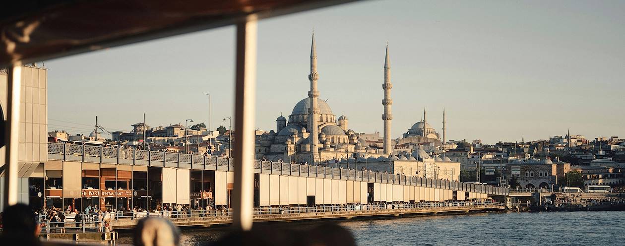Coucher de soleil sur le Bosphore - Istanbul - Turquie