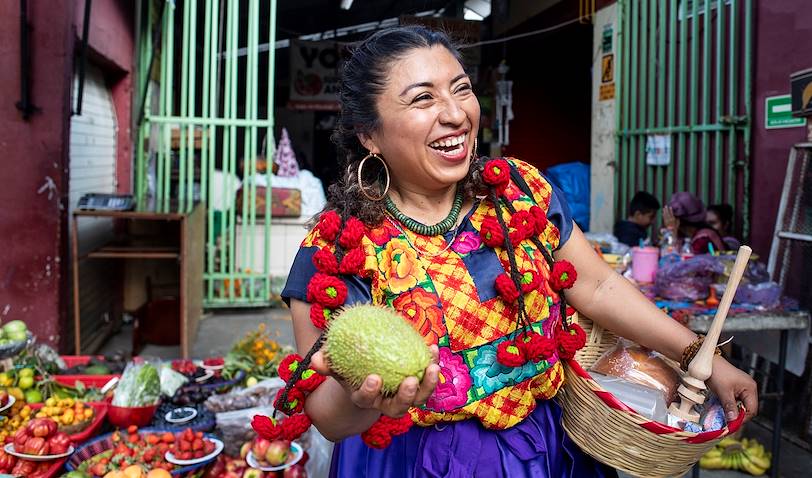 Cours de cuisine avec Betsaïda : découverte du marché - Oaxaca - Mexique