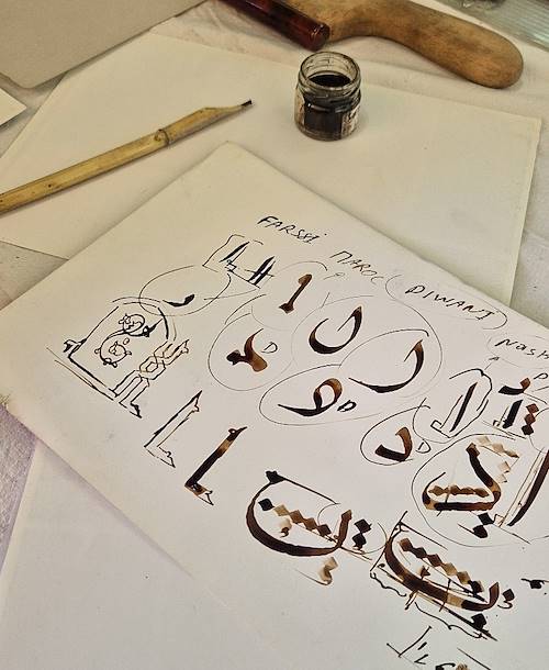 Atelier de calligraphie - Marrakech - Maroc