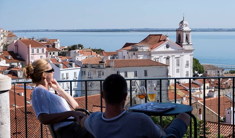 Belvédère Portas do Sol- Lisbonne - Portugal