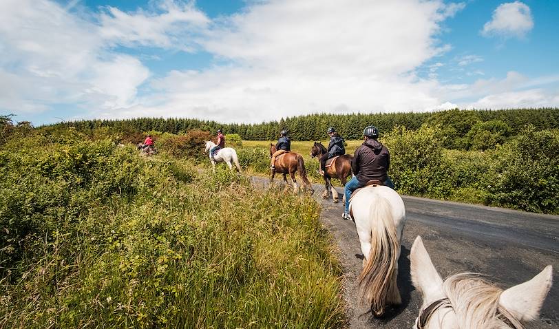 Balade à cheval dans le Burren - Comté de Clare - Lisdoonvarna - Irlande
