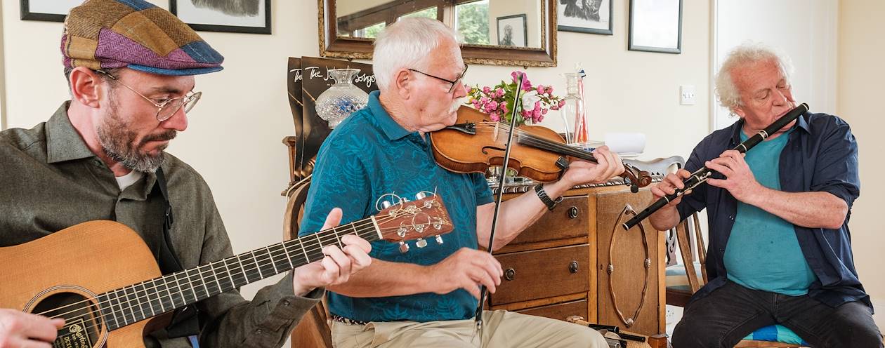 Musique irlandaise chez l'habitant à Doolin - Irlande