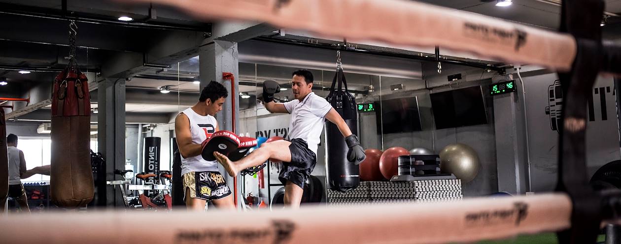 Entrainement de boxe thaïe - Bangkok - Thaïlande