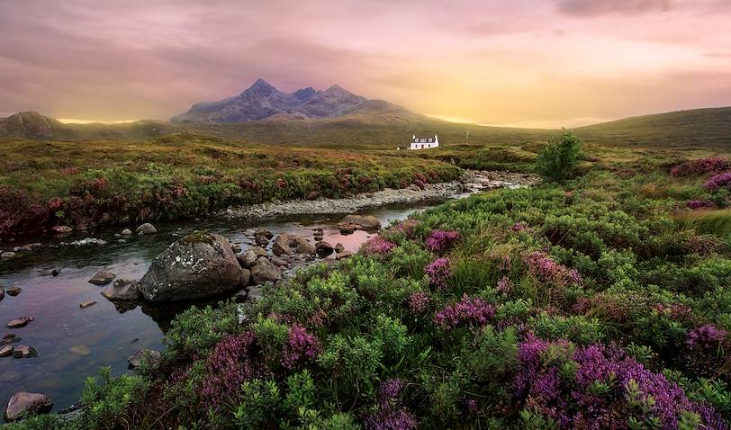 Sligachan sur lîle de Skye - Ecosse - Royaume-Uni