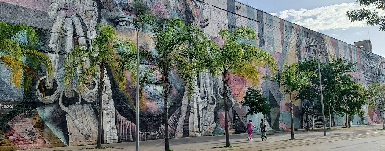 Street art dans le quartier Porto Maravilha - Rio de Janeiro - Brésil