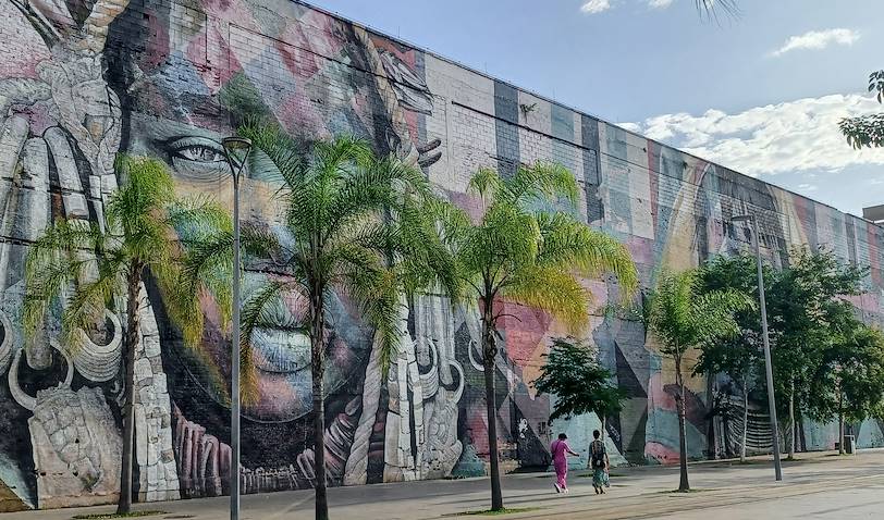 Street art dans le quartier Porto Maravilha - Rio de Janeiro - Brésil