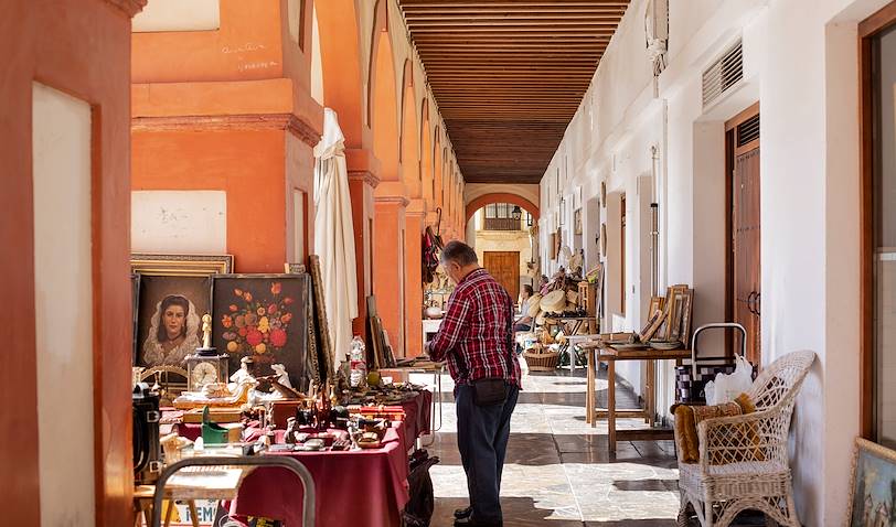 Antiquaire sur la Plaza de la Corredera - Cordoue - Andalousie - Espagne