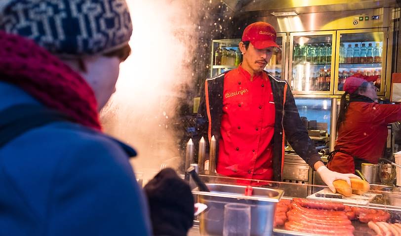 Le kiosque a saucisses Bitzinger - Vienne - Autriche