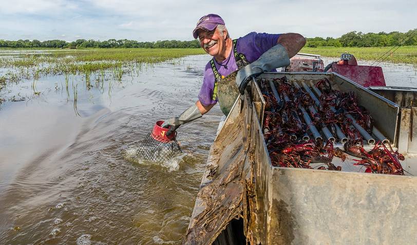 Rencontre avec un pêcheur d'écrevisses en Louisiane - Etats-Unis