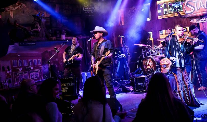 Concert de country dans un bar de Nashville - Tennessee - Etats Unis