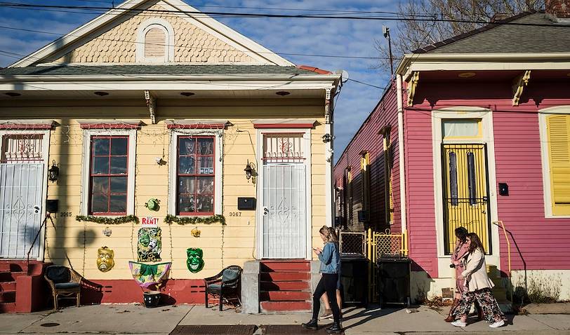 Dans le quartier Bywater - Nouvelle Orléans - Louisiane - Etats Unis