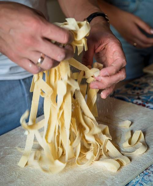 Cours de cuisine et déjeuner chez Fiamma & Debora - Rome - Italie