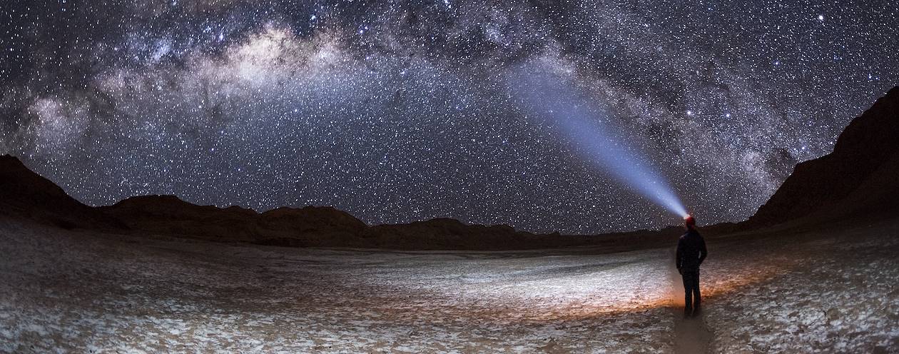Observation du ciel dans le désert d'Atacama - Chili