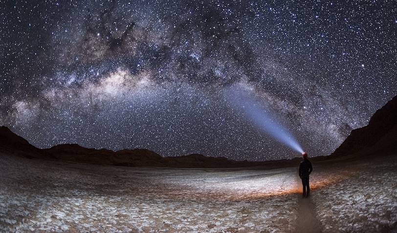 Observation du ciel dans le désert d'Atacama - Chili