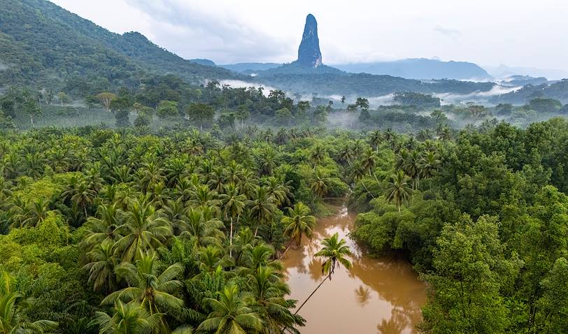 Pico Cao Grande - Parc national Obô - Sao Tomé et Principe