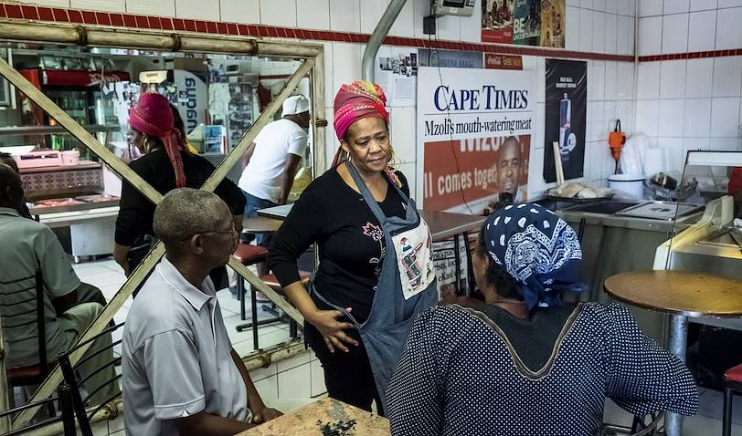 Déjeuner au Mzoli Braai Restaurant - Le Cap - Afrique du Sud