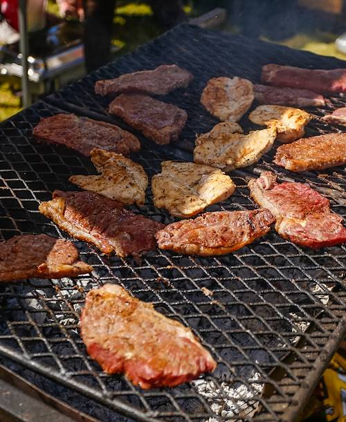 Viandes et spécialités au barbecue - Afrique du Sud