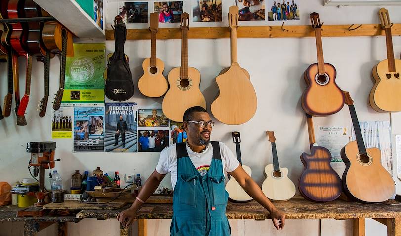 Visite de l’atelier du luthier Aniceto Gomes - Mindelo - Île de Sao Vicente - Cap Vert