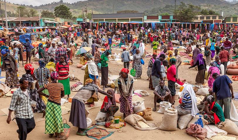 Jour du marché - Jinka - Ethiopie