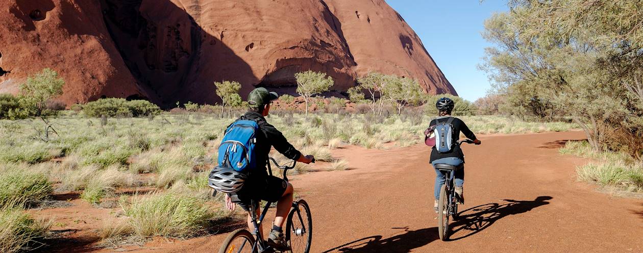 Uluru à vélo - Ayers Rock - Australie