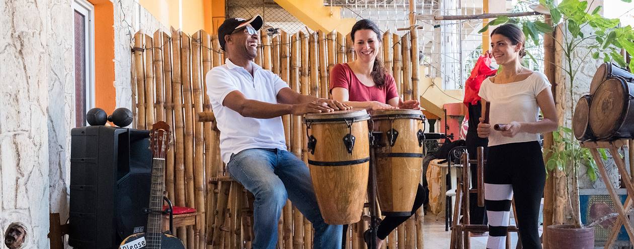 Cours de percussions - La Havane - Cuba