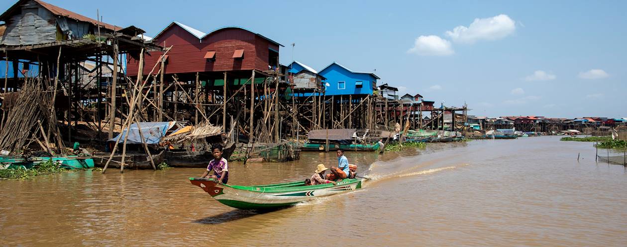 Découverte de Kompong Kleang, village de pêcheurs construit sur pilotis - Cambodge 