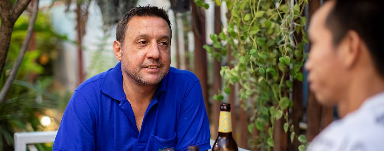 Rencontre avec Bertrand, notre Welcome Host à Vientiane - Laos