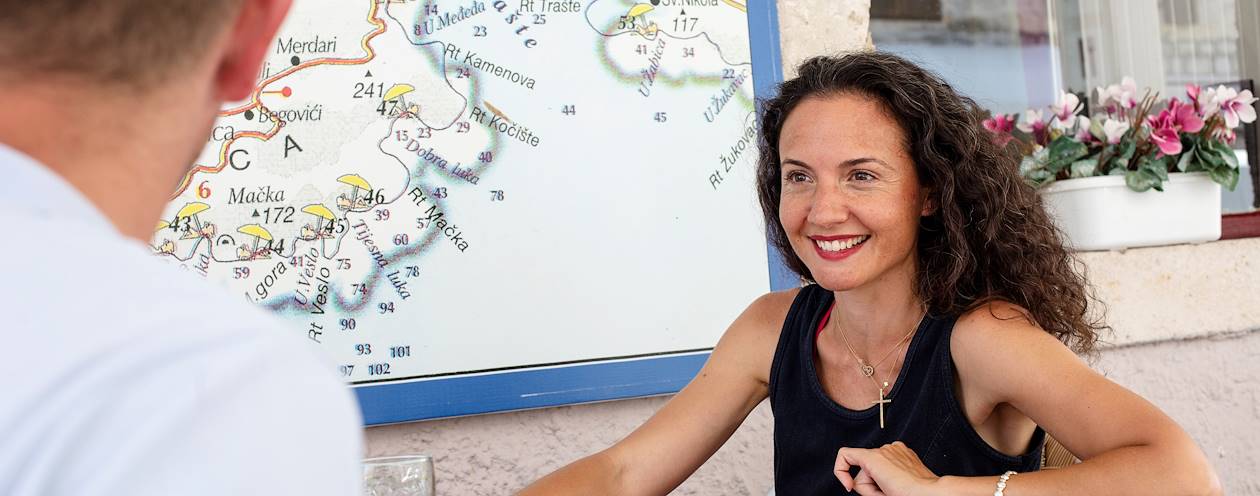 Rencontre avec Carine, notre Welcome Host à Tivat - Monténégro