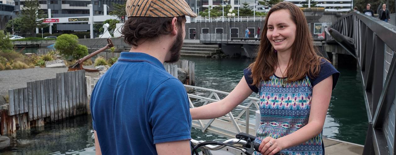 Rencontre avec Mylène, notre Welcome Host à Wellington - Île du Nord - Nouvelle Zélande