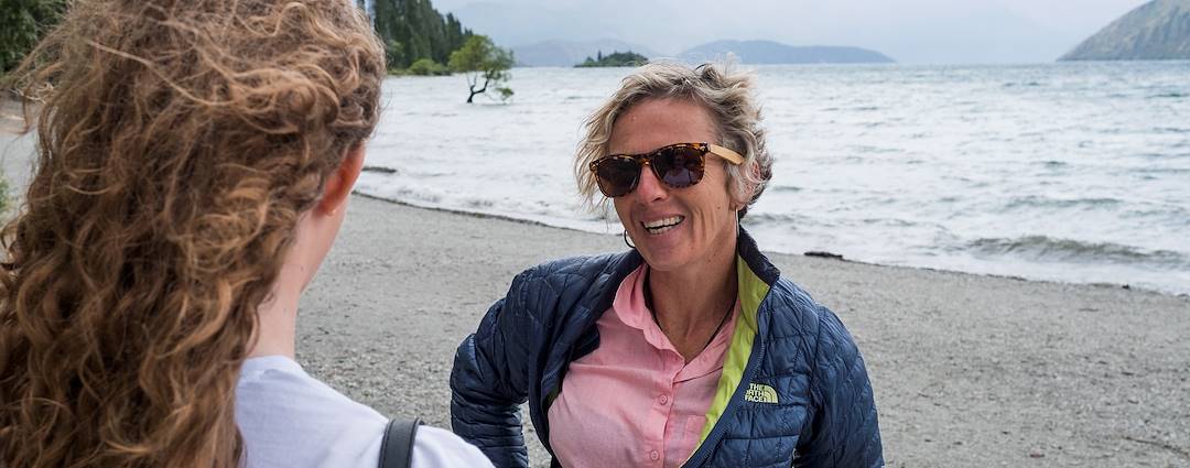 Rencontre avec Karine, notre Welcome Host à Wanaka - Île du Sud - Nouvelle Zélande