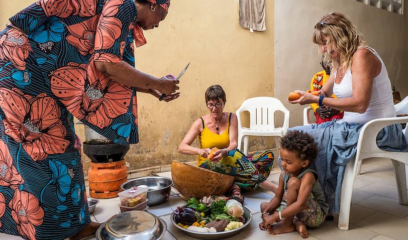 Atelier de cuisine avec une famille sénégalaise - Saint Louis - Sénégal