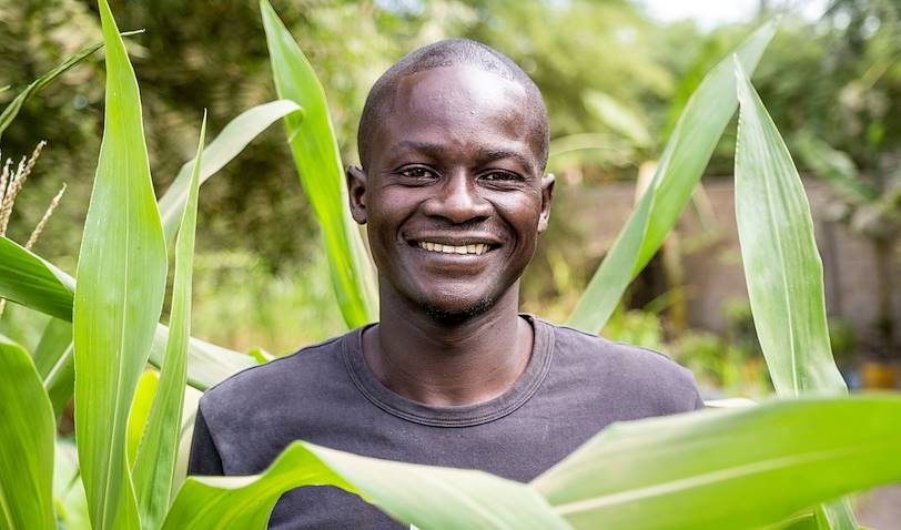 Atelier de jardinage avec les techniques locales : portrait de Massamba - Saint Louis - Sénégal
