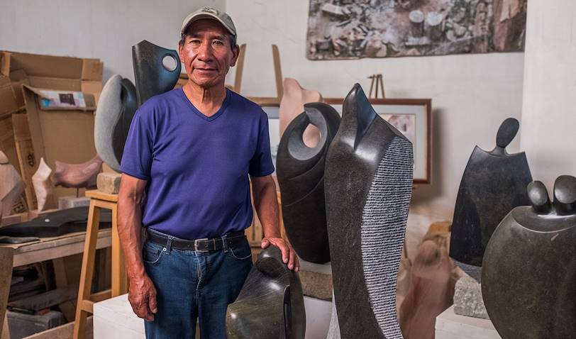 Rencontre avec le sculpteur Ramon Tito - La Paz - Bolivie