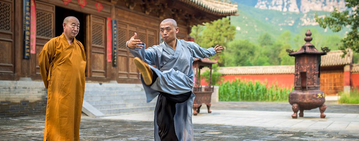 Le temple de Shaolin et cours de kung-fu - Chine