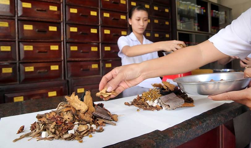 Dans une herboristerie - Ho Chi Minh -Vietnam
