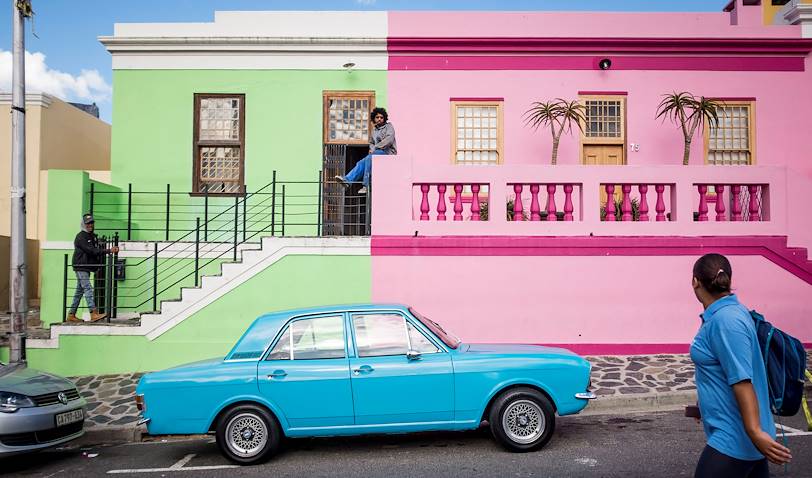 Dans les rues colorées de Bo-Kaap, le quartier malais du Cap - Le Cap - Afrique du Sud