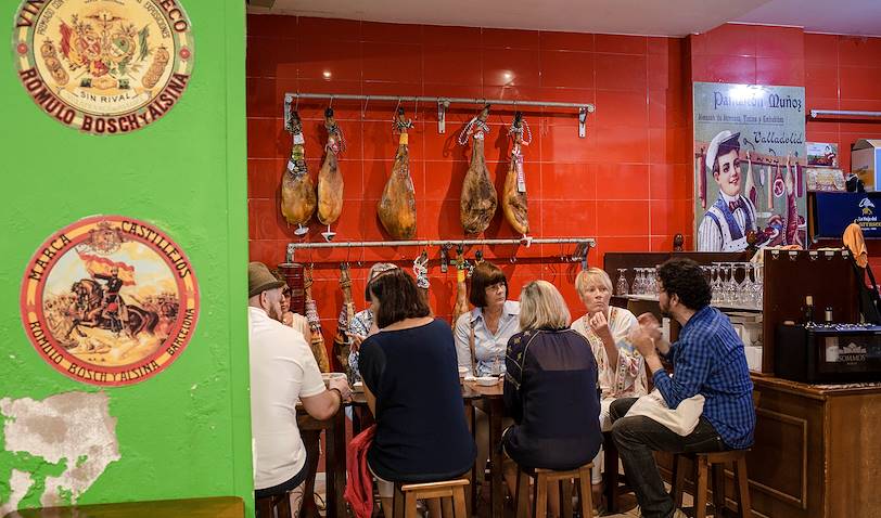Balade gourmande à Malaga : dégustation de jambon ibérique - Andalousie - Espagne